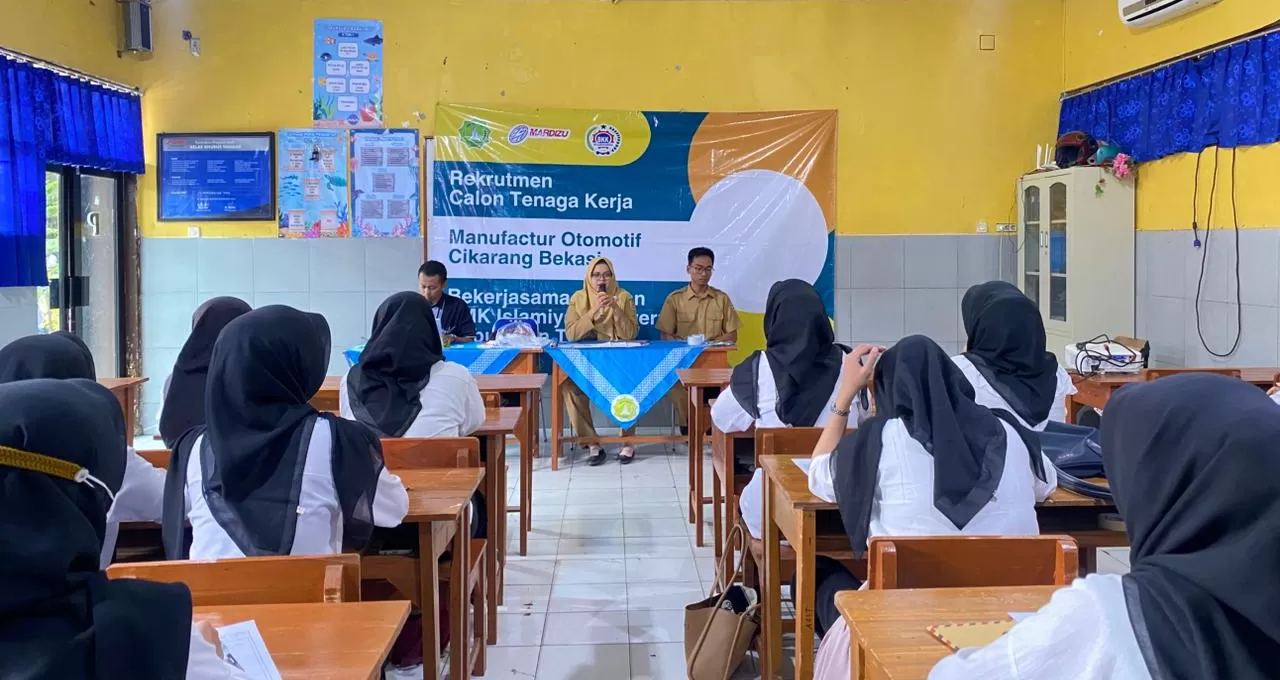 Gandeng PT Toyodenso Indonesia, SMK Islamiyah Adiwerna Fasilitasi 80 Peserta Ikuti Rekrutmen Industri MM2100